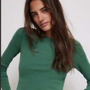 Free People We The Free Easy Does It Thermal Long Sleeve